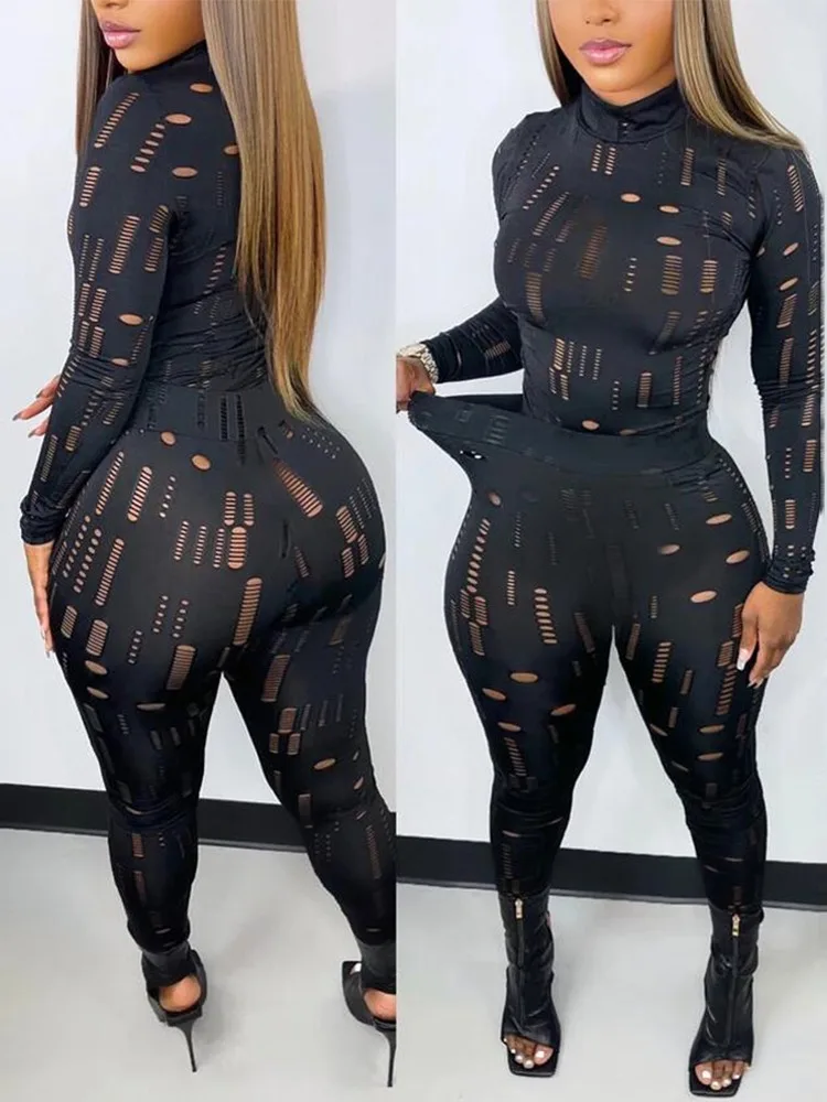 

Sets Outifits 2023 New Out Long Sleeve Top & Pants Set of Two Fashion Casual Pieces for Women Elegant Female