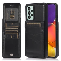 flip leather cover for samsung galaxy s20 s21 fe s22 plus ultra a52s a72 a13 a33 a53 a73 5g wallet case with credit card holder