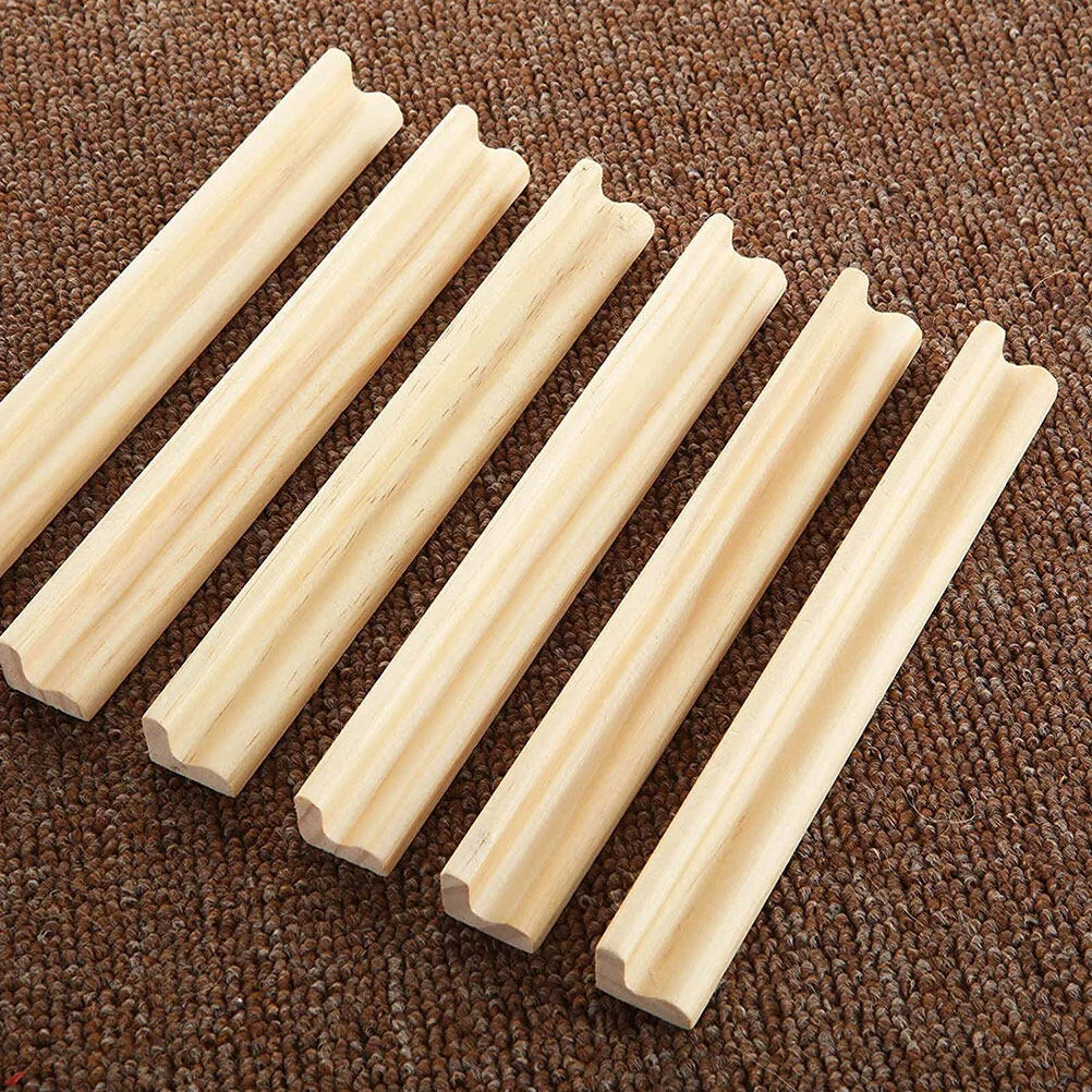 

6 Pcs Domino Stand Desktop Racks Wooden Serving Trays Toy Cards Base Bases Displaying DIY Accessory Holder