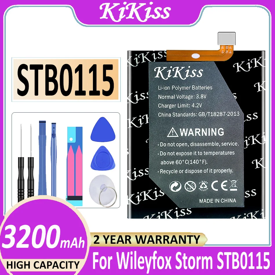 

Запасная батарея для Wileyfox Storm STB0115 мобильный телефон 3200mAh батарея + Бесплатные инструменты