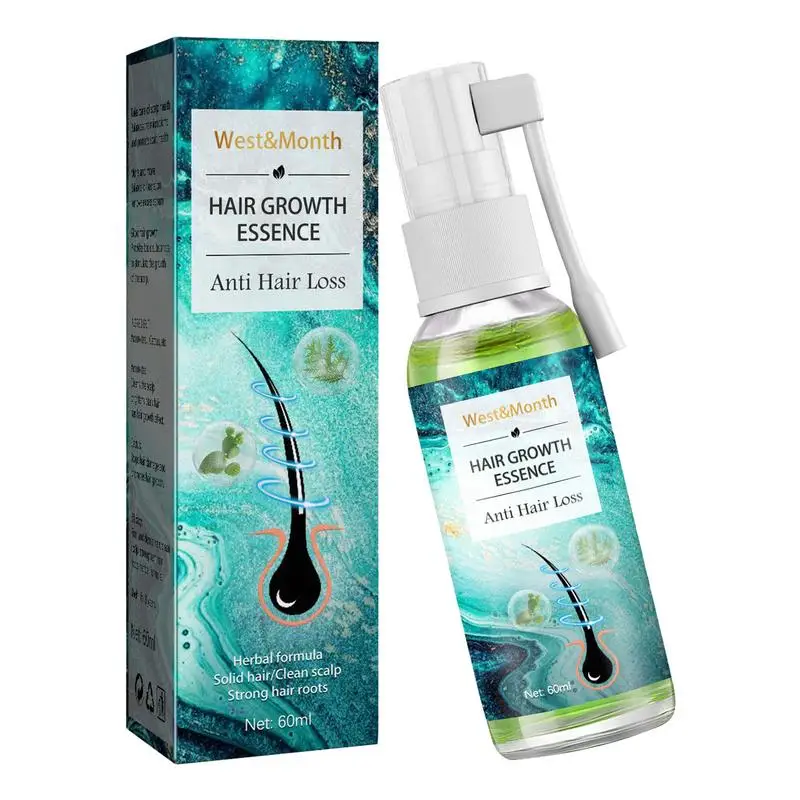 

Rapid Hair Growth Essence Hair Loss Fluid Hair Growth Natural Essence Spray For Thicker Longer Hair 60ml