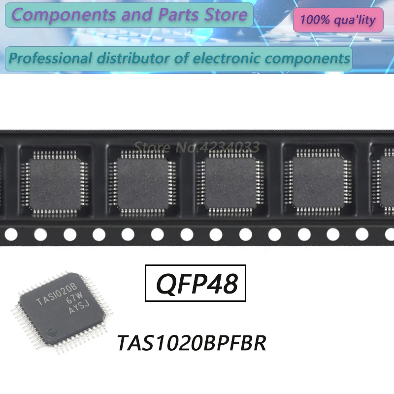 

1 шт. TAS1020BPFBR TAS1020BP TAS5707PHPR QFP48 новый оригинальный запас