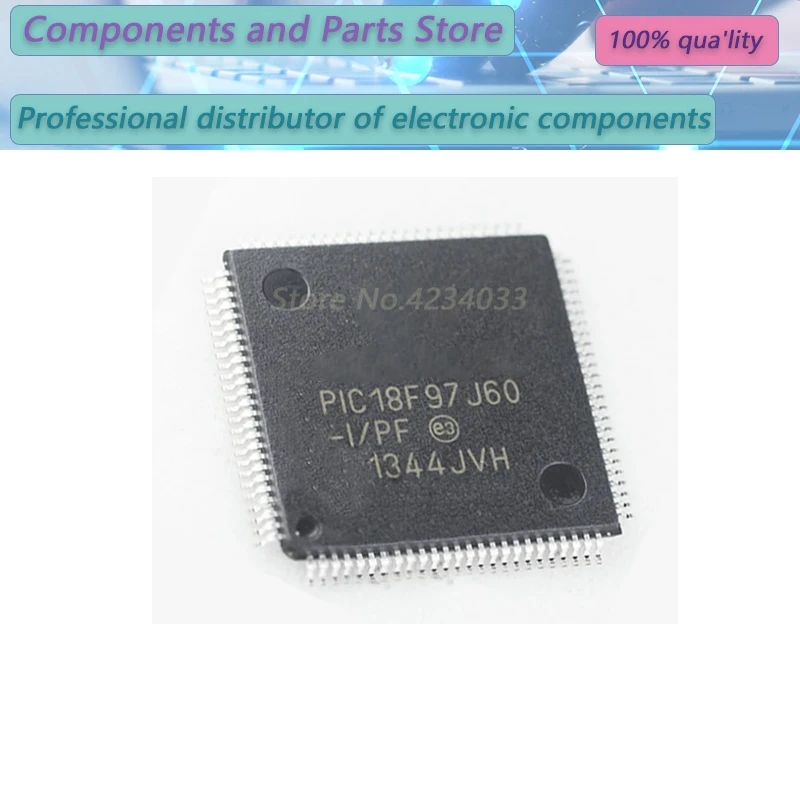 

1PCS/LOT PIC18F97J60-I/PF PIC18F97J60 18F97J60 I/PF QFP100 MCU