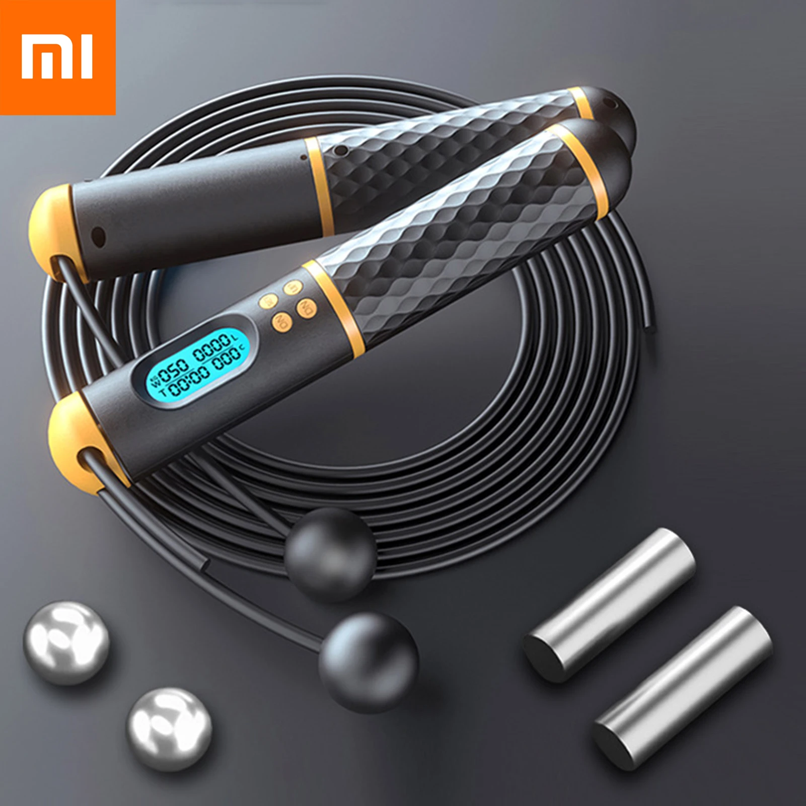 Xiaomi Digital Counting Wireles Jump Rope Cordless Skipping Rope Speed for Boxing Training Weight Loss Home Exercise Workout Hot