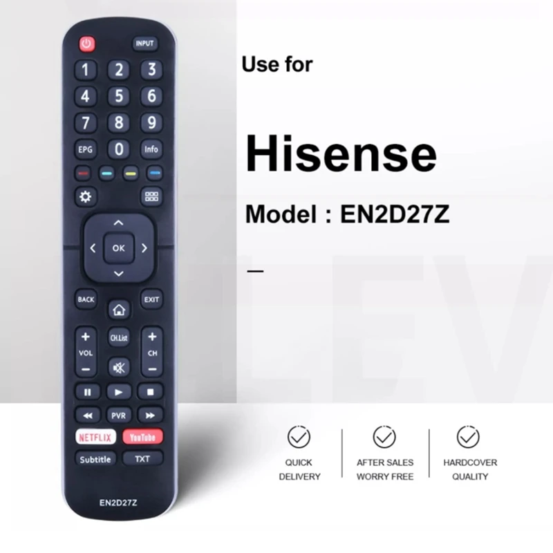 Пульт дистанционного управления ЖК-телевизором Hisense EN2D27Z 50H8C 55H5C 55H6B 55H7B 55H7C 65H10B2 65H7B2