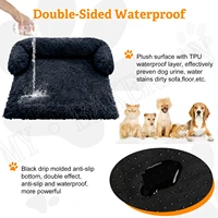 4 styles with removable washable cover and waterproof upholstered sofa pet cat dog bed for all seasons plush