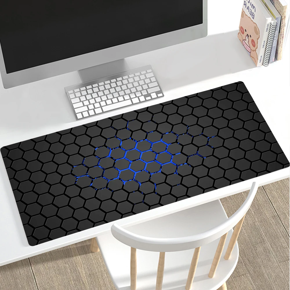 

Geometric Honeycomb Hex Gaming Accessories MousePads Computer Laptop Gamer Mausepad Deskmat Large Keyboard Pad Tapis De Souris