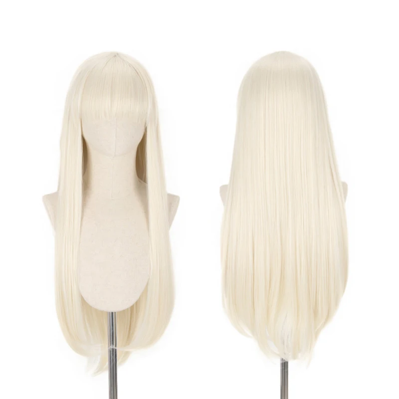 

High Quality Anime Kakegurui Compulsive Gambler Cosplay Wigs Runa Yomozuki Heat Resistant Hair Synthetic Cosplay Wig + Wig Cap