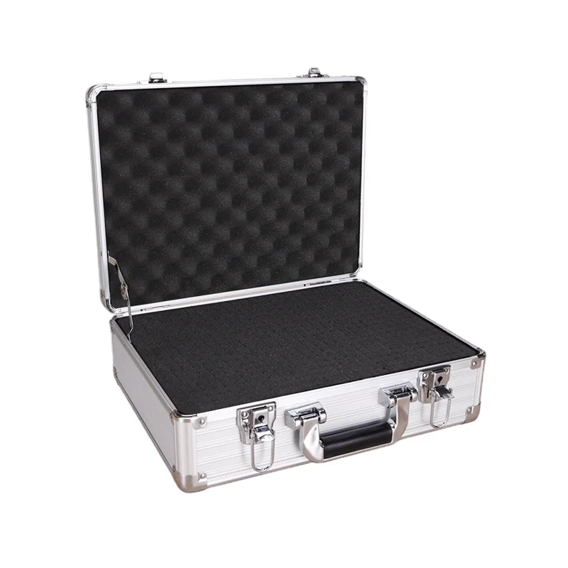 

Ящик для инструментов 40x30x14 см, органайзер для инструментов, портативный ящик, алюминиевый инструмент, устойчивый к износу