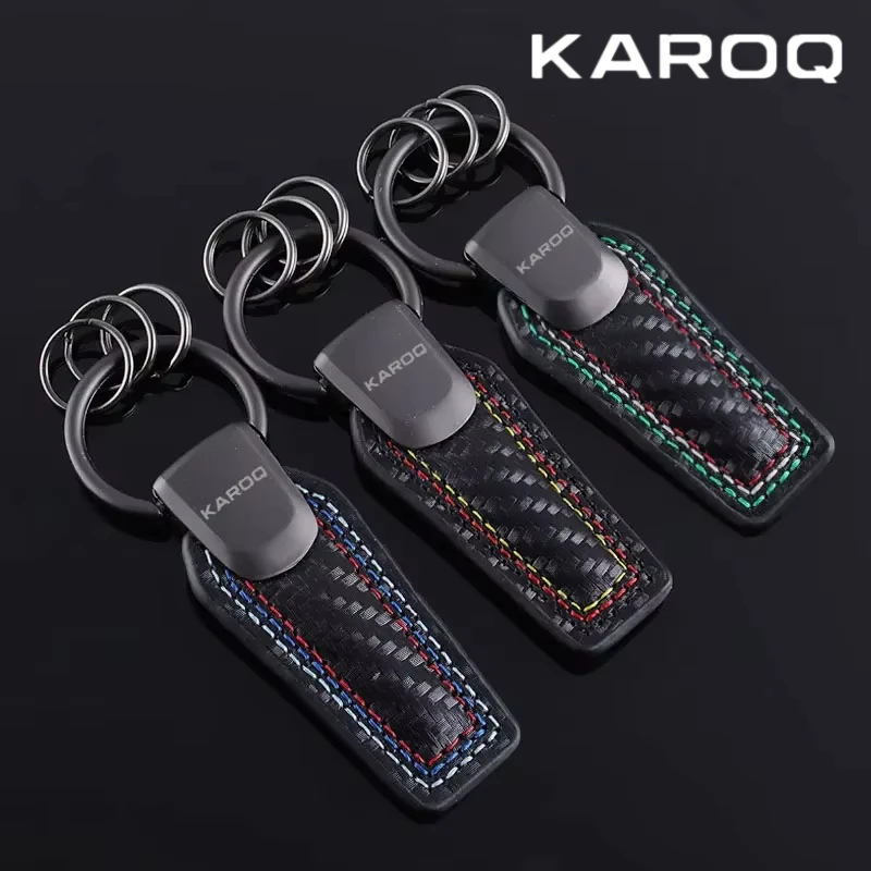 Автомобильный Стайлинг брелки из углеродного волокна брелок держатель для