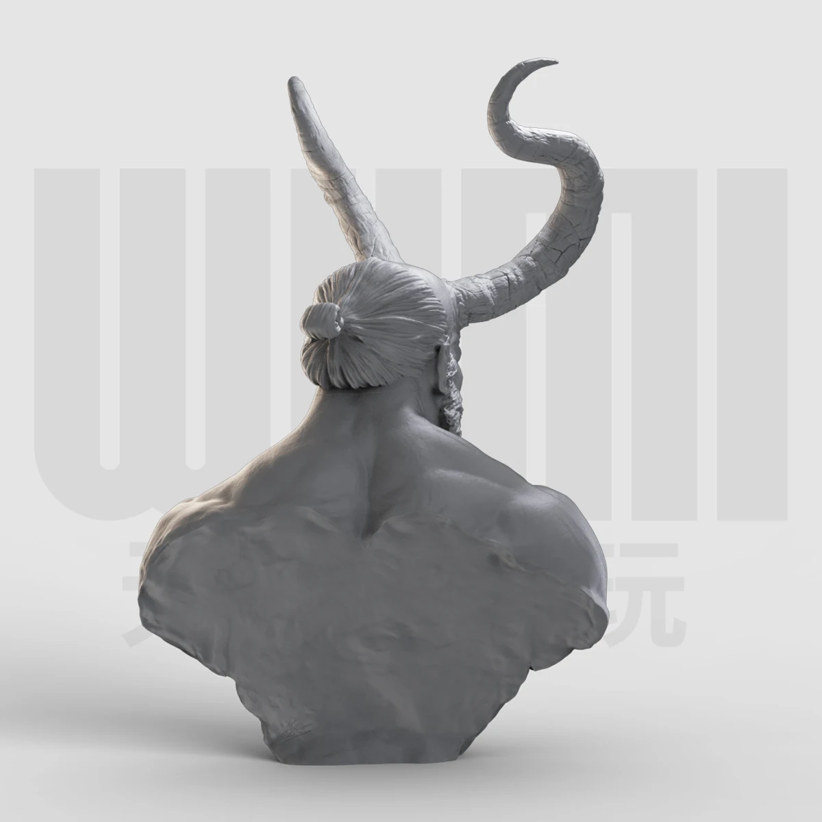 Фото 1/16 1/10 Hellboy Бюст Миниатюрная 3D Печатная Смола Белая Модель DIY Раскраска Само Сборка Фигурки Миниатюры Украшения Ремесла №3