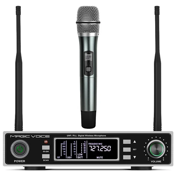 

MAGICVOICE MV-1100E UHF double TUNER 1 handheld wireless radio radio