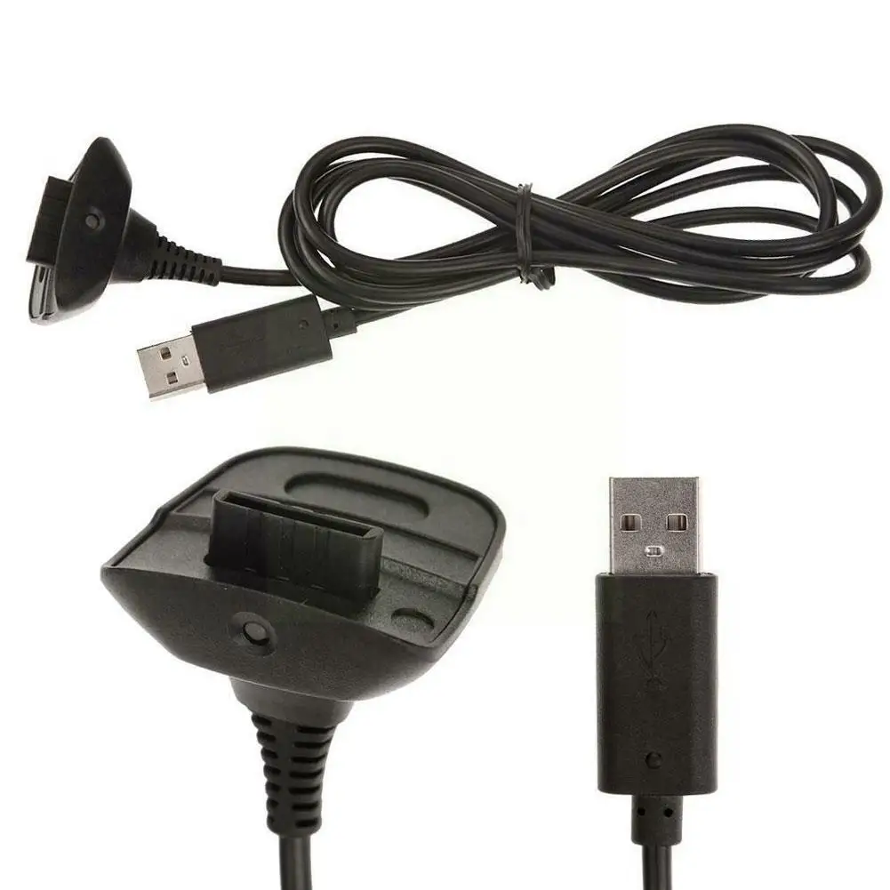 

Беспроводной контроллер для Xbox360, зарядный Usb-кабель, контроллер, кабель для Xbox360, игровые аксессуары K2z1