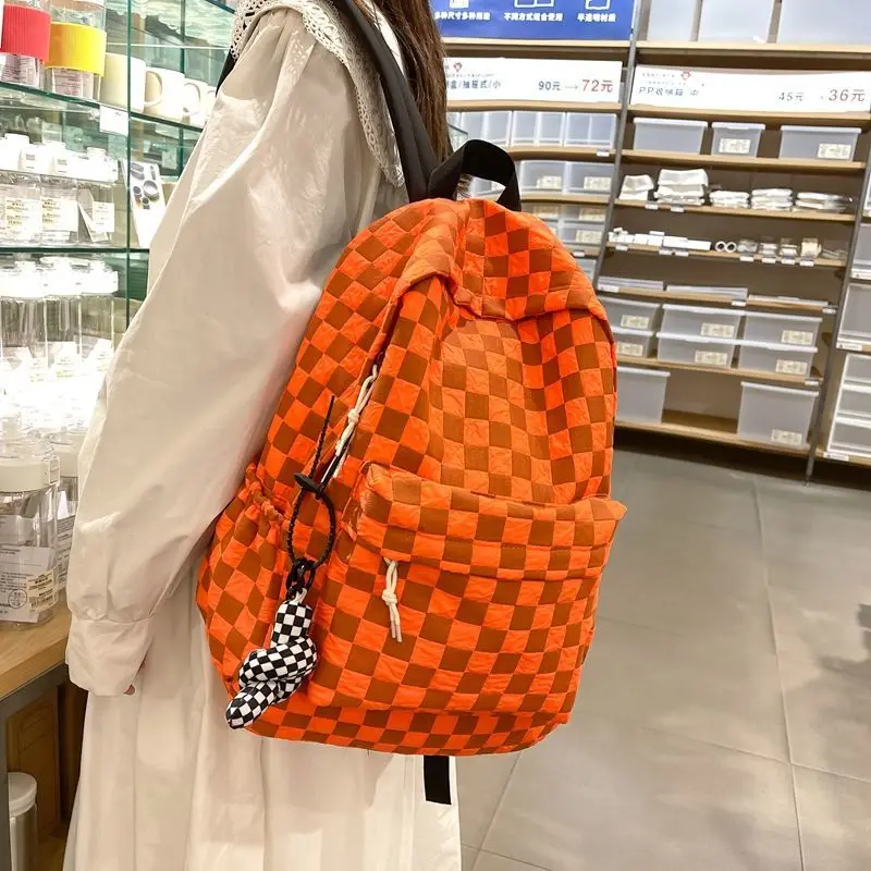 

Qyahlybz schoolbag female ins university campus simple backpack school bags for girls travel shoulder bags backpacks for women