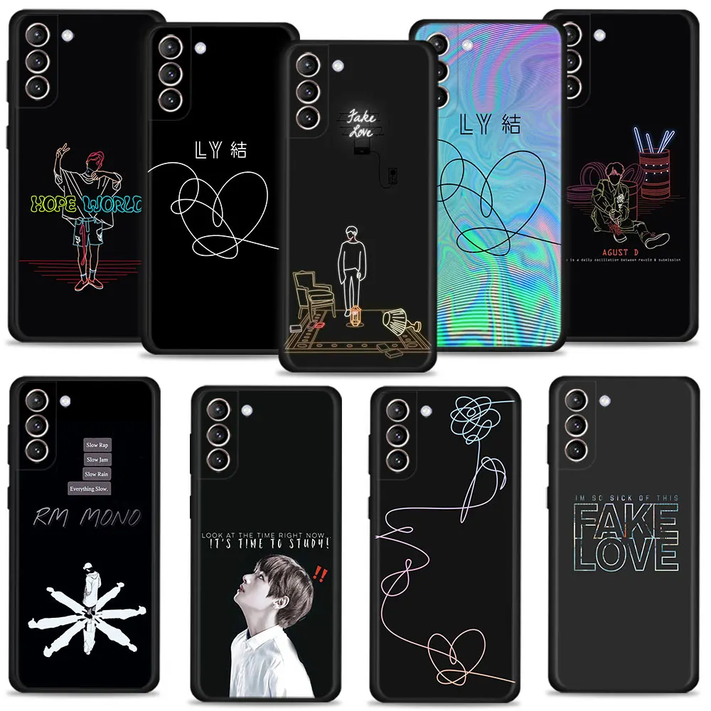 Rap RM JIMIN JIN SUGA J HOPE Soft для Samsung Galaxy S22 Ultra 5G S10e S7 S8 S21 Plus S20 FE 2022 S9 S10 Funda