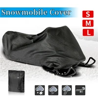 1pc winter outdoor snowmobile cover universal waterproof dustproof anti uv multi function trailer sled cover lawn mower cover