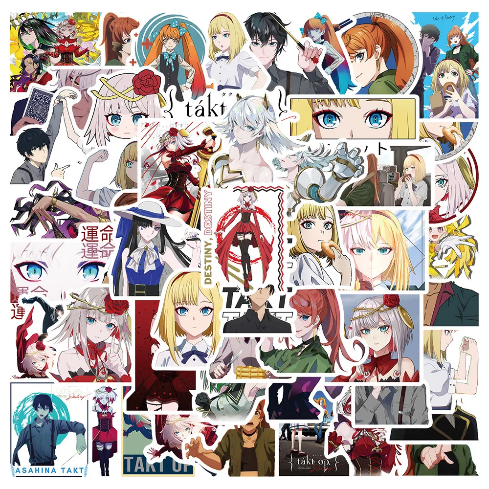 

10/30/50pcs/bag Japanese Anime takt op.Destiny Stickers For Computer Motorcycle Car Helmet Bicycle Skateboard Decal Suitcase DIY