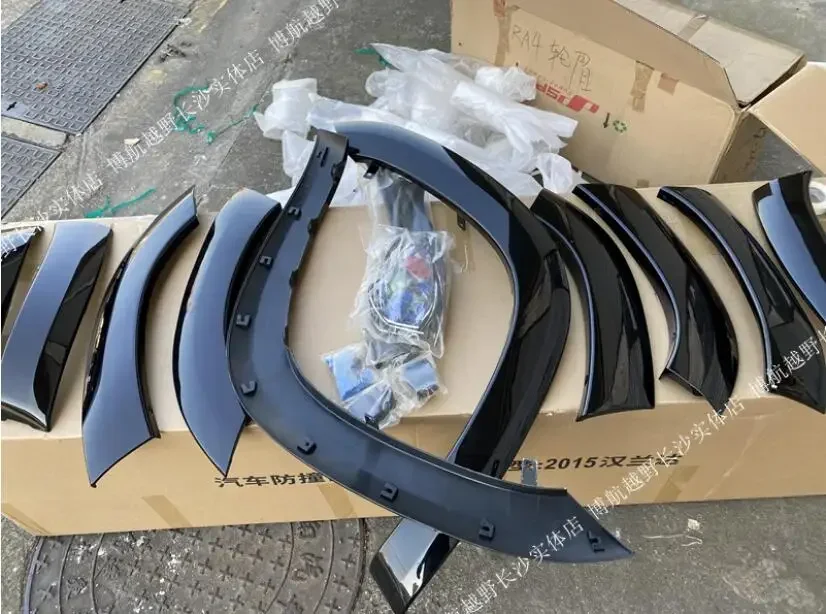 12 шт. для Toyota RAV4 2009 2010 2011 2012 колесо бровей круглая дуга расширители крыла комплект