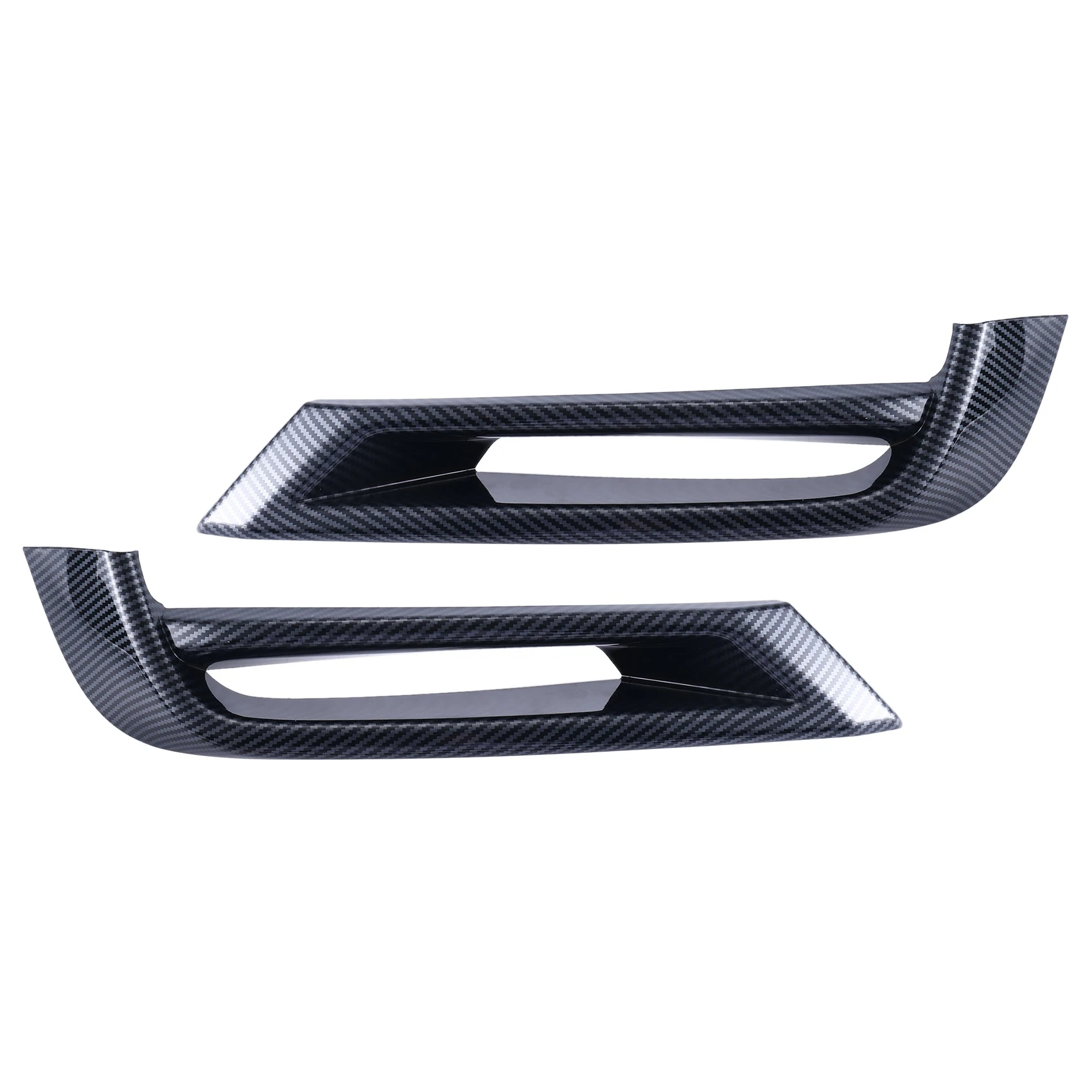 

Car Carbon Fiber Front Bumper Lower Grille Trim Strips Fog Light Frame Cover Trim for Honda HRV HR-V XRV XR-V 2022 2023