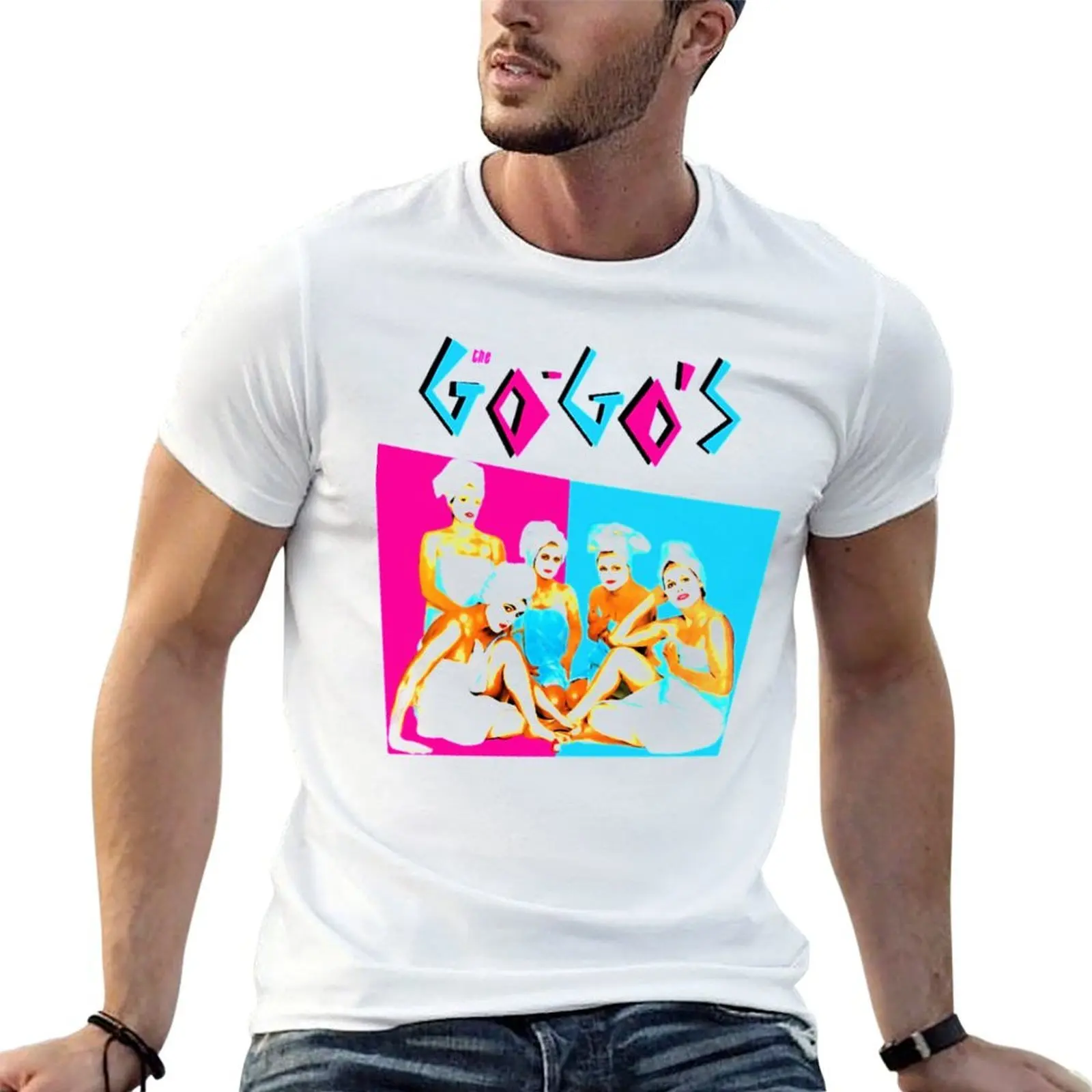 Фото Футболка The Go Gos, водостойкая повседневная футболка №1