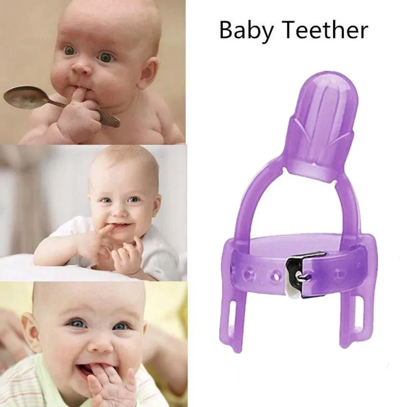 

Baby Anti-eating Hand Baby Stop Eating Finger Set Children's Orthodontic Silicone Teether Band Sucking Appliance