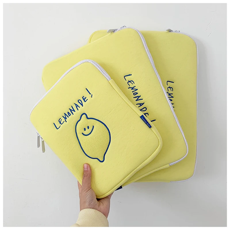 

Korea Trendy Ins Style Kawaii iPad Bag Macbook Bag For iPad Air 4 Air 5 Mini6 Pro11 Pro12.9 For Macbook Air Pro Cute Sleeve Bag
