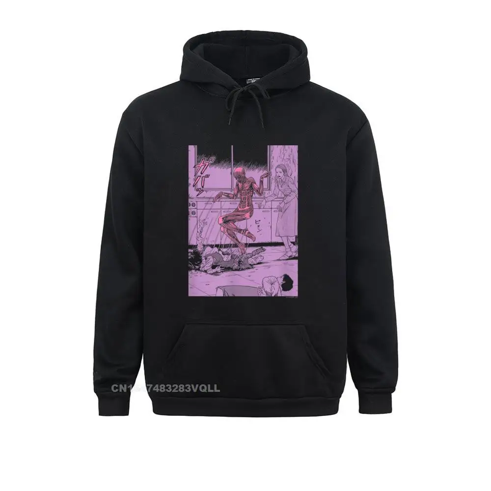 

Junji Ito Jumping Out Ofkin Sweatshirts NEW YEAR DAY Hoodies Long Sleeve Rife Hip Hop Hoods Geek Women