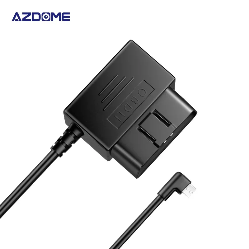 

AZDOME Dash Cam OBD Hardwire Kit Type-C USB Port Hard Wire Kit 12V-24V to 5V2.5A Защитный кабель питания низкого напряжения Видеорегистратор