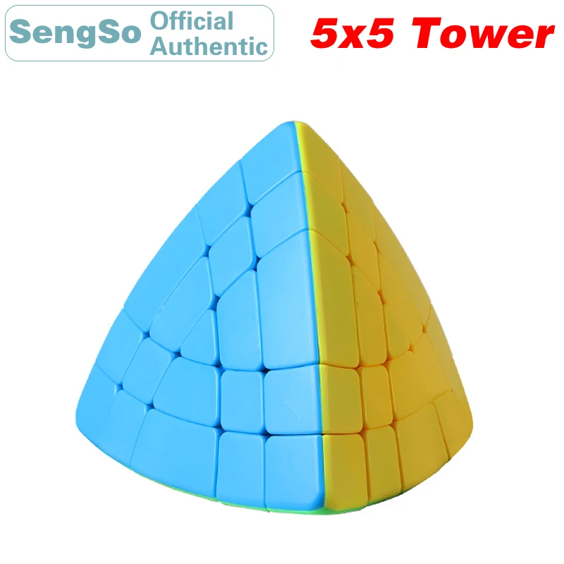 ShengShou 5x5 Magic Tower 5x5x5 Pyramid Magic Cube SengSo Mastermorphix Speed Cube Twisty Puzzle Educational Toy For Children