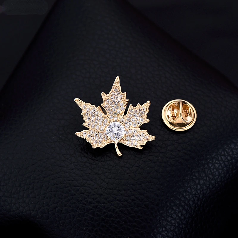 

Брошь Мужская корсажная булавка на воротник куртки простая модная булавка в японском и южнокорейском стиле милые аксессуары в форме листье...