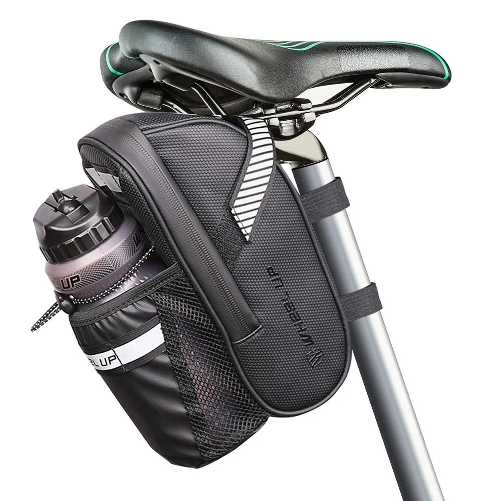 

Bike Saddle Bag Portable Bike Seat Bag Waterproof with Reflective Strip Mountain Road Bicycle Under Seat Bag Cycling Accessories