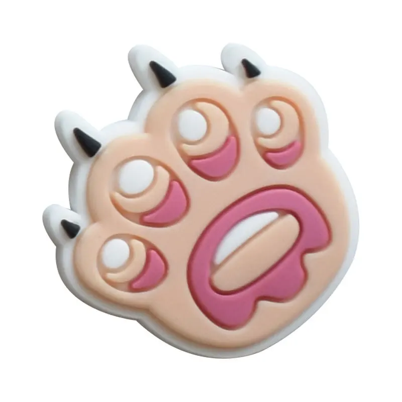 25Pcs/Set PVC Cute Cat Shoe Accessories Boys Girls Garden Shoe Buckle Decorations Fit Sandals Wristband Croc Jibz Charm