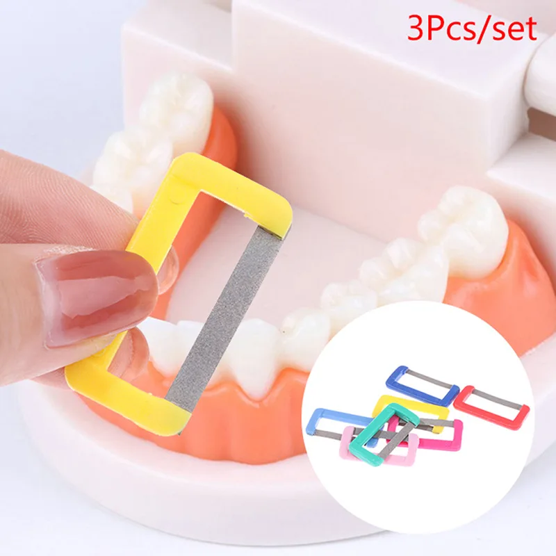 

1/3Pc Disposable Dental Orthodontic Interproximal Enamel Polishing Tool Tooth Enamel Reducted Teeth Whitening Material Oral Care