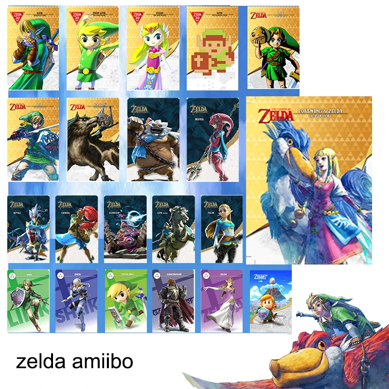 

Original Zelda Amiibo Card Anime Game Kingdom Tears Breath Wild Apocalypse Applicable NFC Linkage NS Switch Amxxbo Game Kid Gift