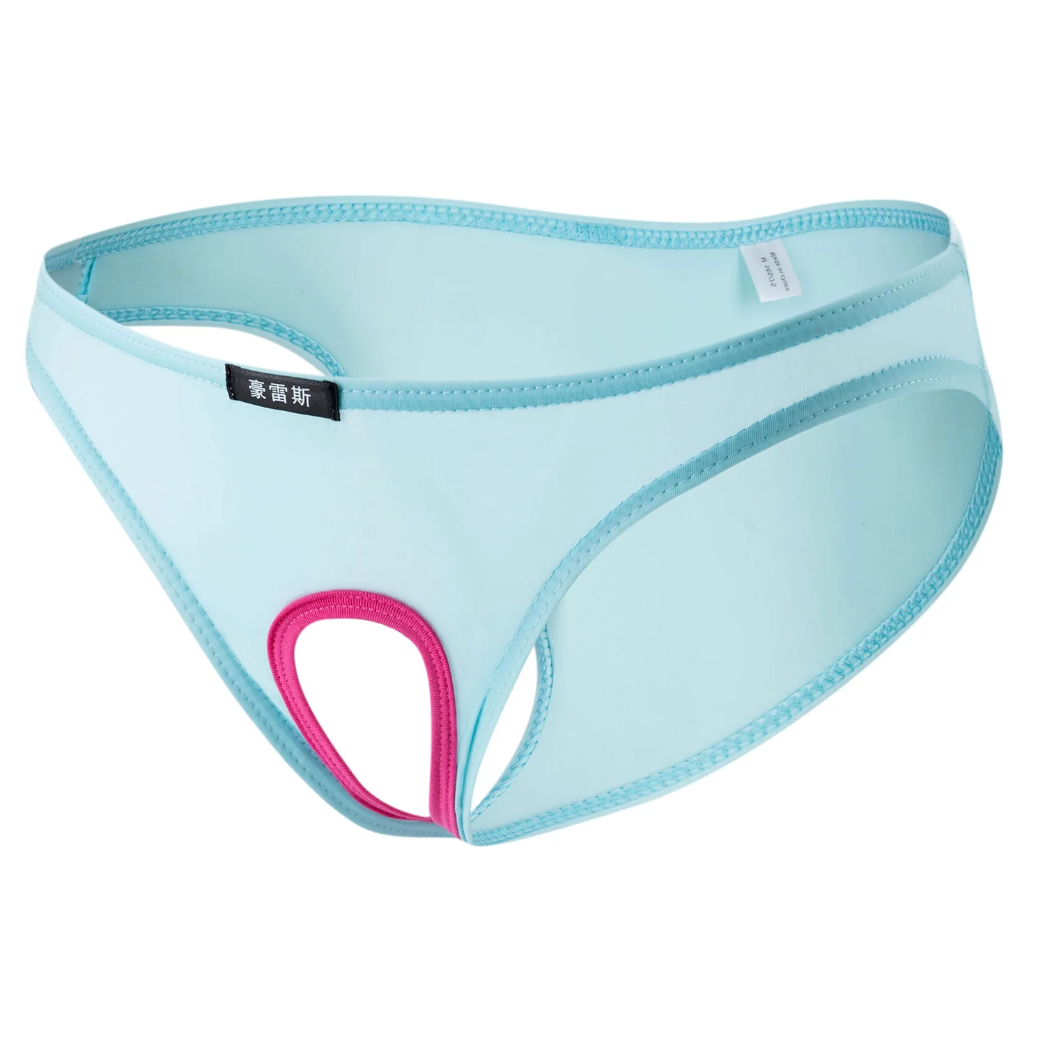 Мужские сексуальные трусы Howeray с отверстием для пениса нижнее белье модные