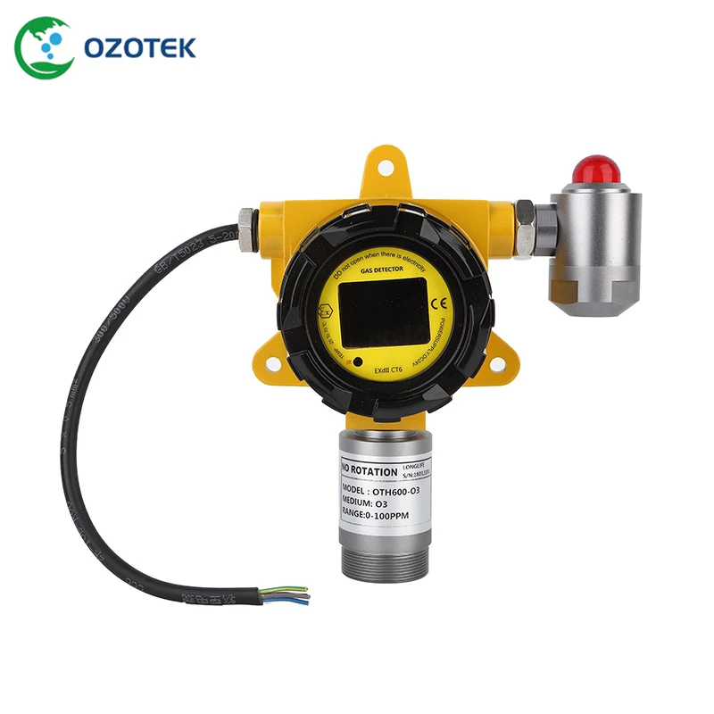 

OZOTEK Wall Mounted Ozone Sensor Detector OTH-600 0-10 PPM With RS485