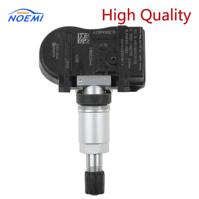 

Датчик давления в шинах 52933-3N000, 52933-2M550, 315 МГц