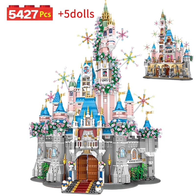 

5427pcs Mini City Princess Wedding Castle Architecture Building Blocks Friends Houses Construct Figures Bricks Toys For Kids
