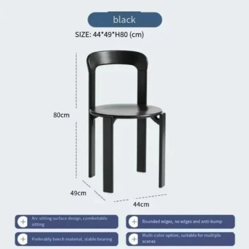 Художественный дизайнерский обеденный стул из массива дерева Accent Outdoor Ретро