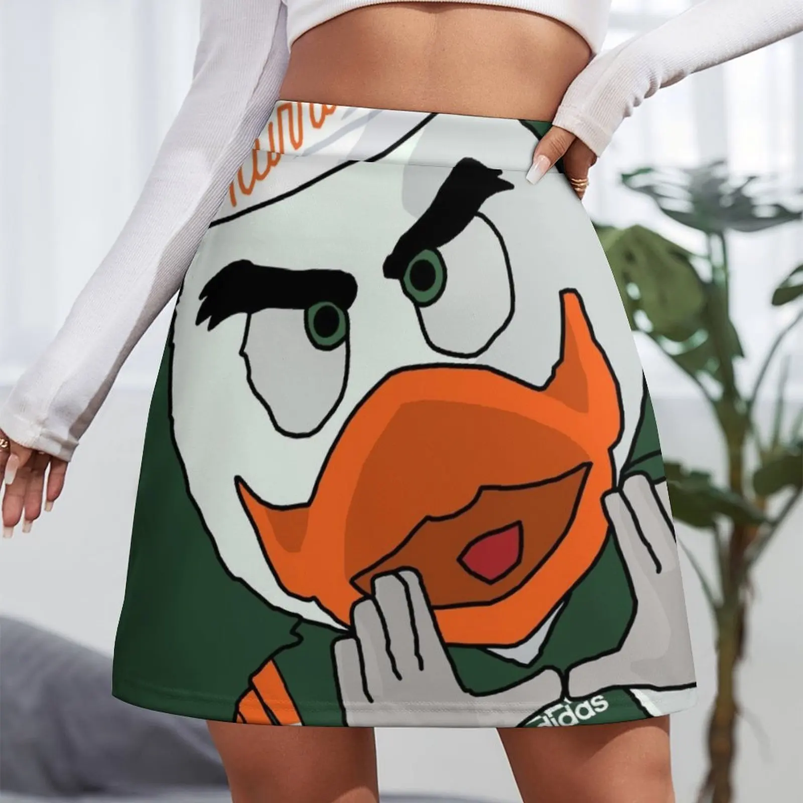 Университет Майами - Мини-юбка Sebastian the Ibis комплект с юбкой сексуальная юбка