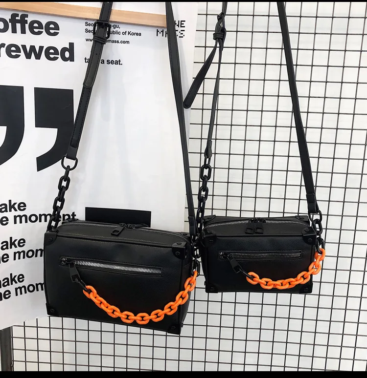 

Homme Shoulder Purse Desinger Handbag Small Mini Square Unisex Fashion Soft Luxury Bags Chain Couples Sac For Trunk Men's Bag