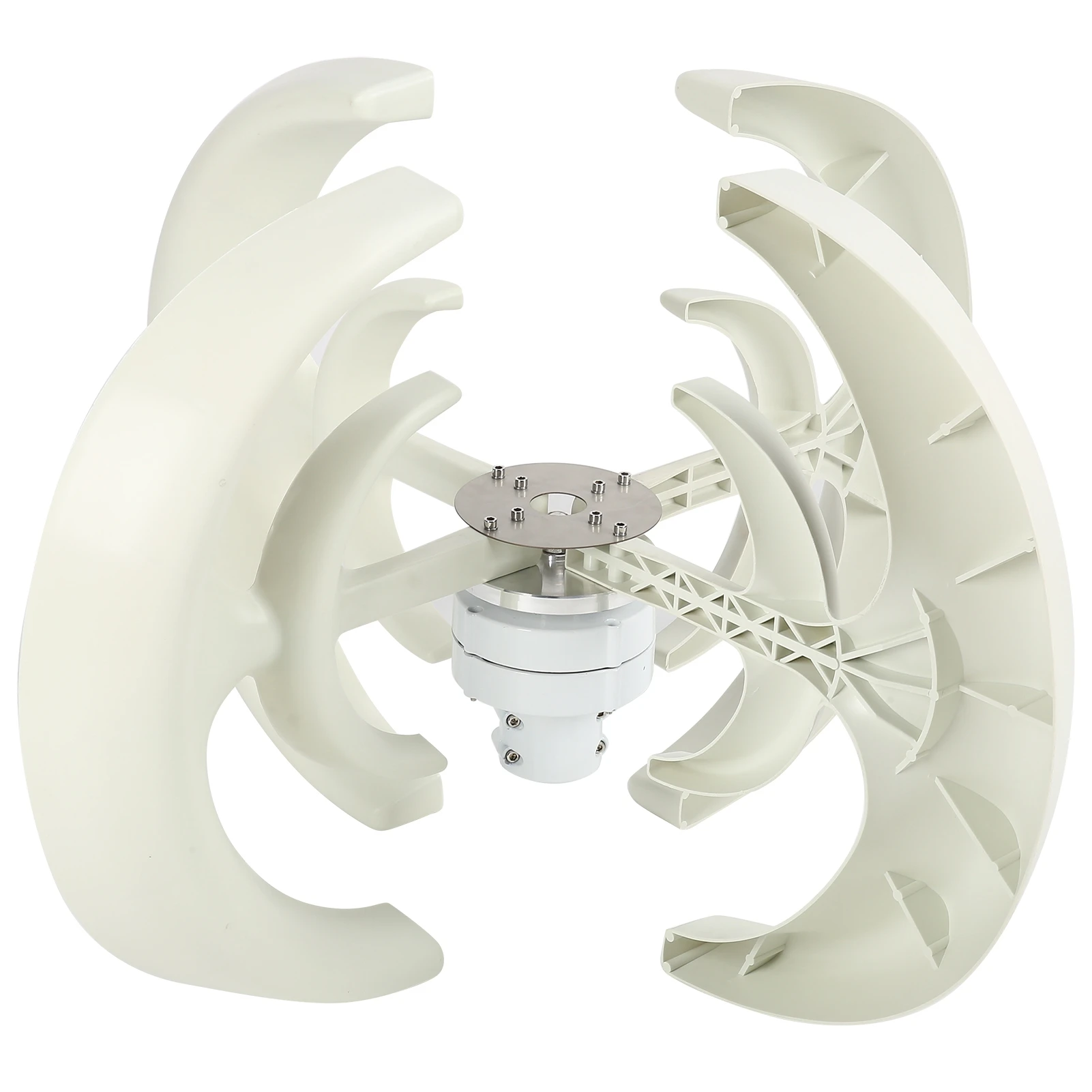 Ветер турбины фонарь двойной слой 4 лезвия вертикальные оси генератор Ассамблеи