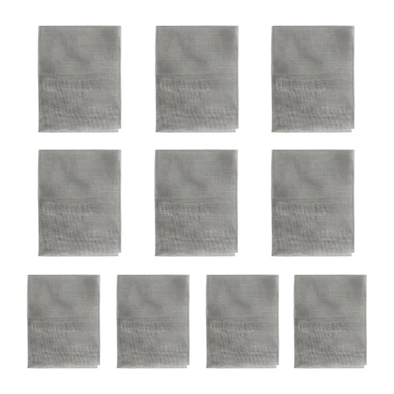 

10Pieces Plastic Welding Mesh Reinforcing Stainless Steel Wire Mesh Screen For Thermoplastic Repairs
