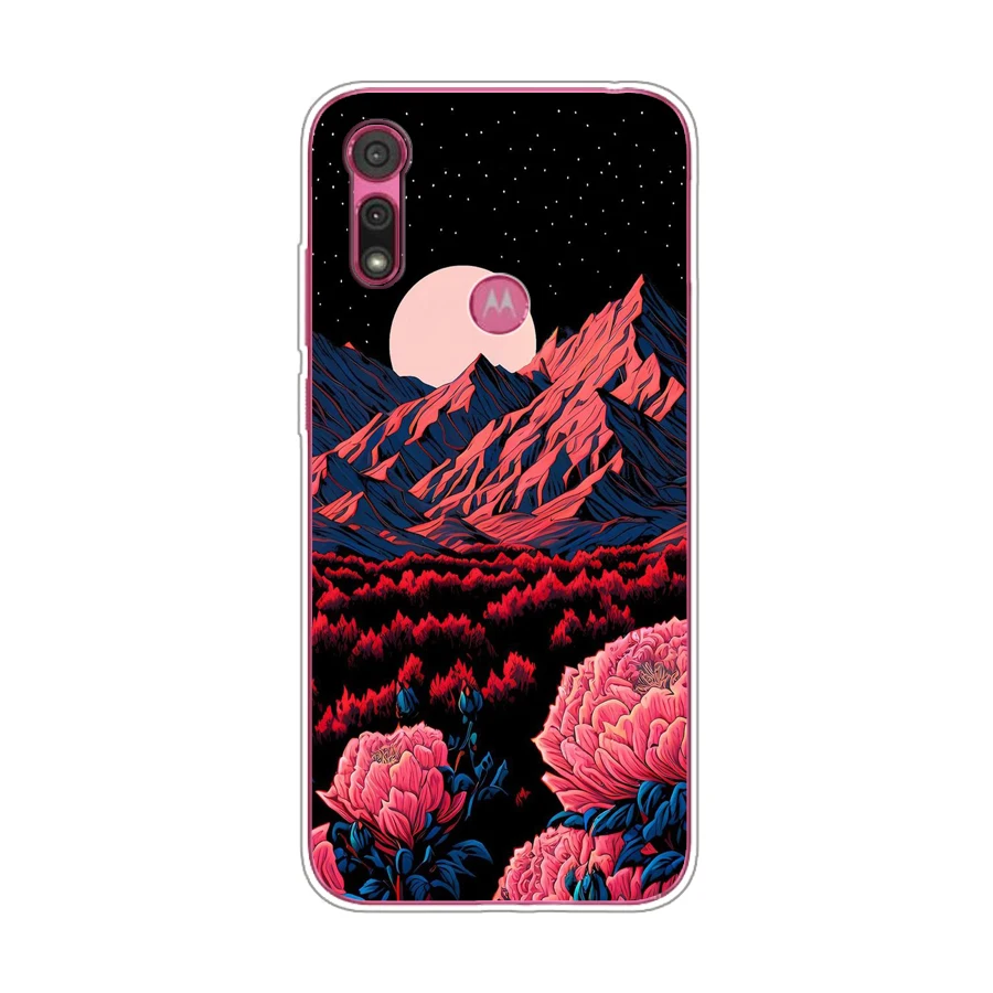 2 для Moto G22 2022/Moto Edge 20 Pro/Moto 20/Moto E6i/Moto E6s 2020 чехол TPU Мягкий силиконовый защитный