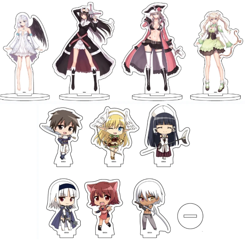 

Anime Shining Tears Shainingu Tia-zu Elwing Ryuna Mao Stand Figure Model Plate Acrylic Desktop Toy Game Decor Gift