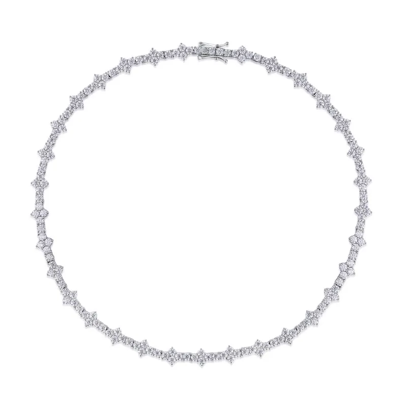 Ожерелье-цепочка Moissantie из серебра 925 пробы 3 мм 18-24 дюйма для женщин и мужчин