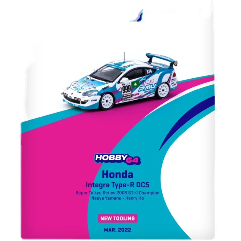 

Tarmac Works TW 1/64 Integra Type-R DC5 2006 ST-4 Alloy Car Model