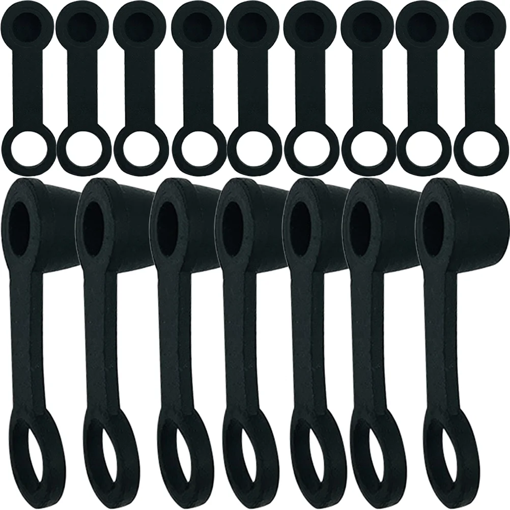 

30 Pcs Bicycle Brakes Pump Dust Protection Cap Motorcycle Bleeder Covers Replaceable 3.3x1cm Rubber Screw Bicycles Caps Black