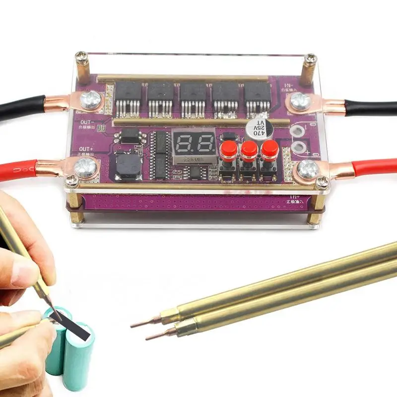 

Spot Welder Kit DIY LCD Display Spots Welding Machine Kit 99 Gears Power Mini Spot Welder Machine