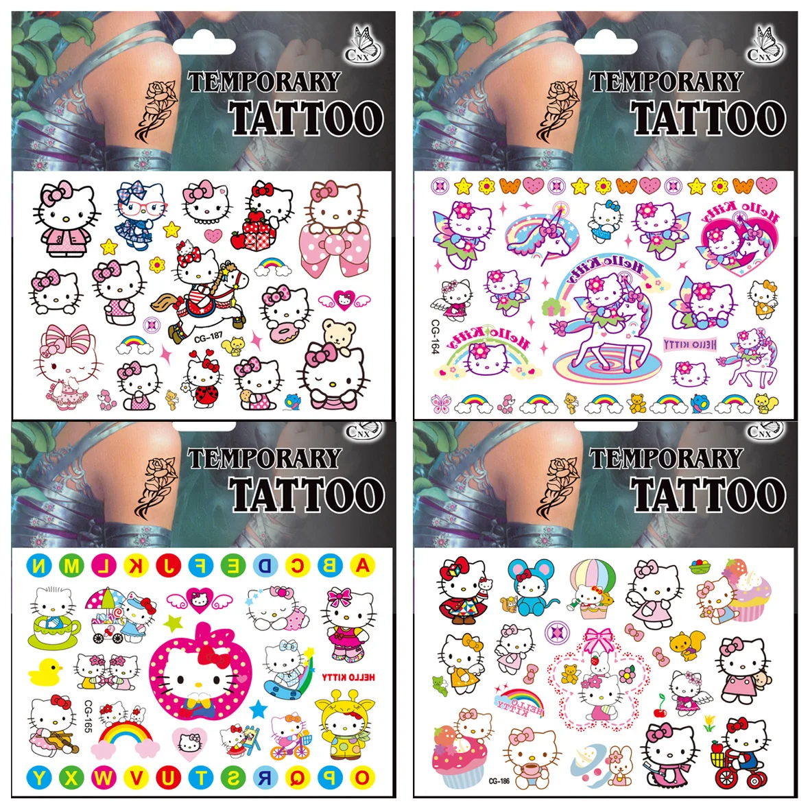 

8 KT Cat Tattoo Stickers Children Cartoon Tattoo Stickers Tattoo Stickers Fashion Water Transfer Tattoo Stickers Reward Stickers
